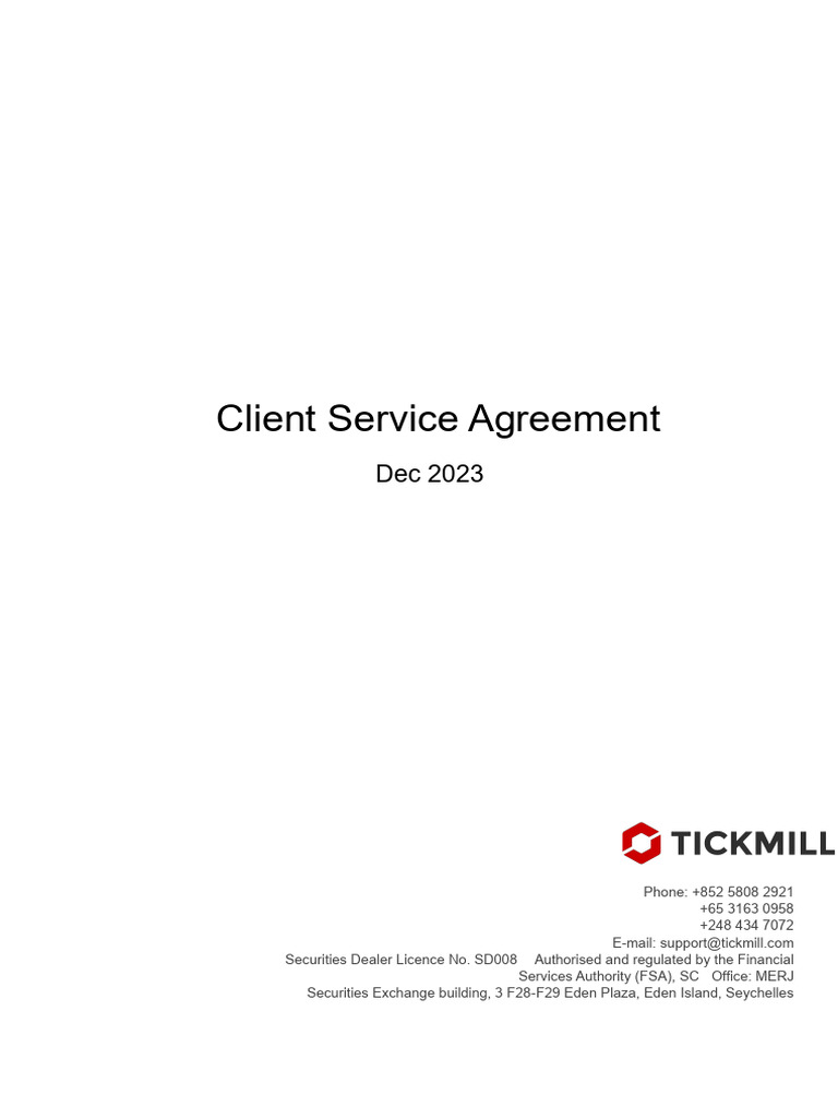 Client service agreement and risk disclosure statement dec 2023 pdf