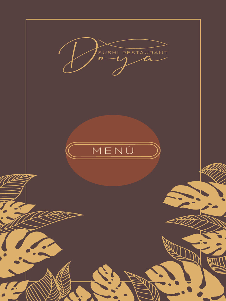 Menu Cena DOYA | PDF