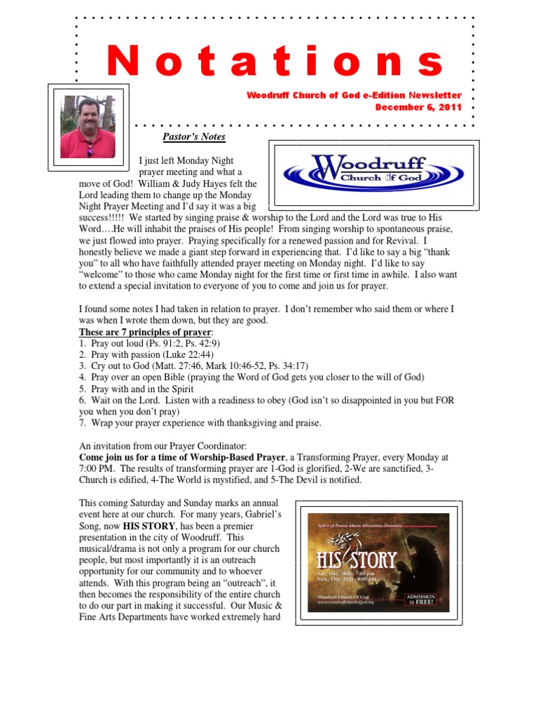 Notations: Pastor's Notes | PDF | Prayer | Religious Behaviour And ...
