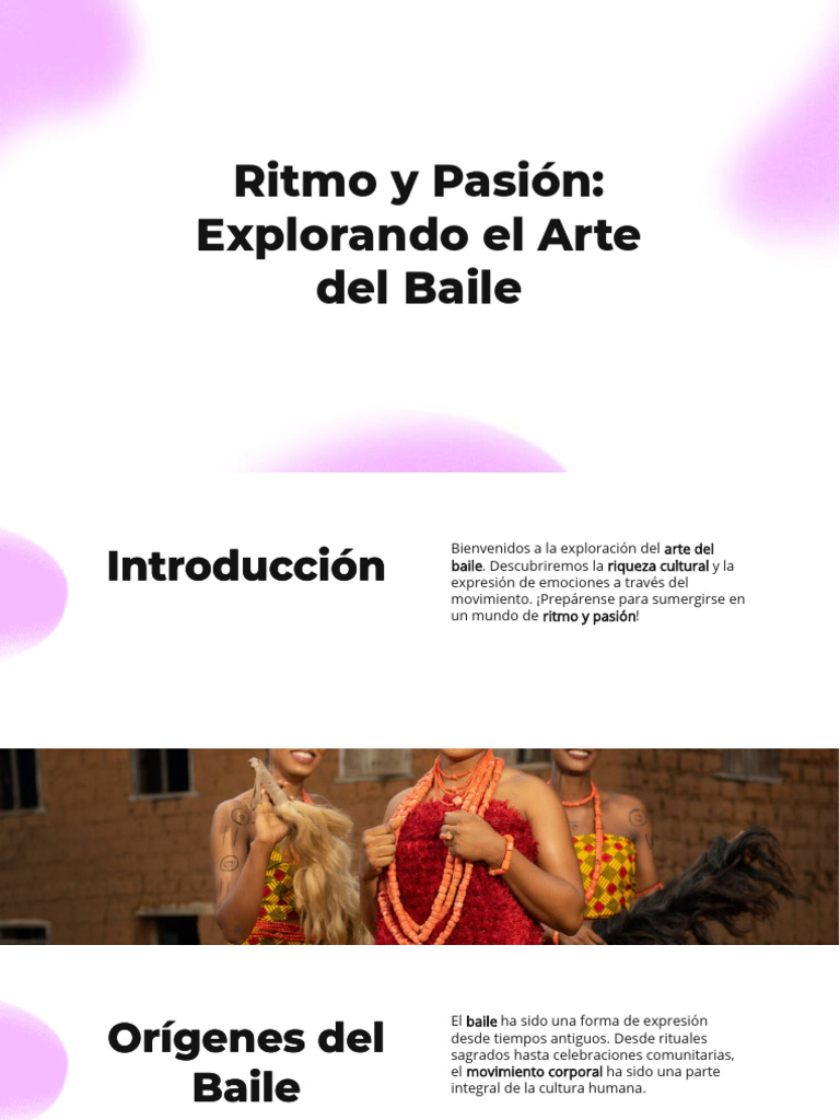 El Arte del Baile: Ritmo y Pasión | PDF | Bailes | Las emociones