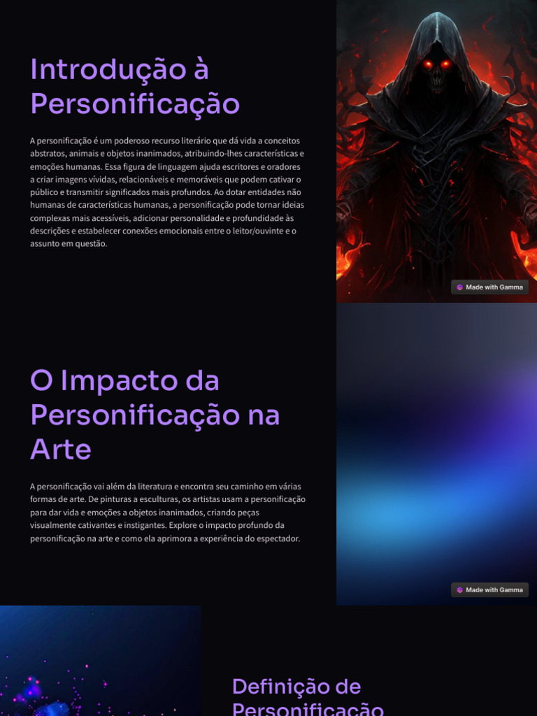 Introducao A Personificacao | PDF | Emoções | Educação em Artes Liberais