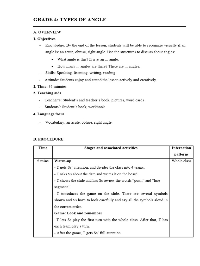 Lesson Plan Pdf Linguistics Applied Linguistics