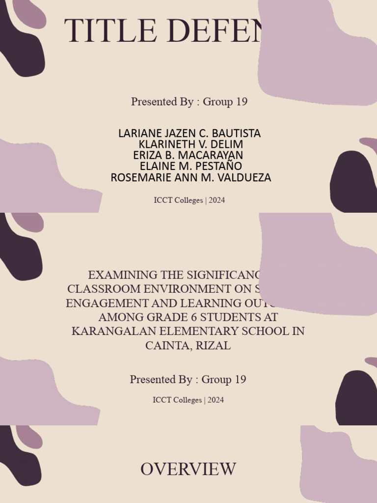 Proposal 3 Pdf Classroom Pedagogy