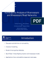 1.6 - Vulnerability Analysis of Macroscopic and Mesoscopic Road Networks