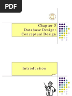 Database Design: Conceptual Design