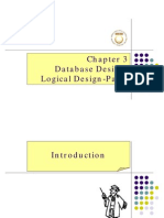 Database Design: Logical Design-Part1