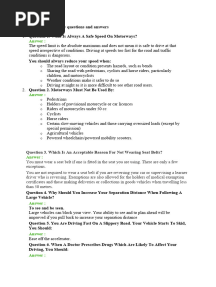 Driving Job Interview Questions and Answers