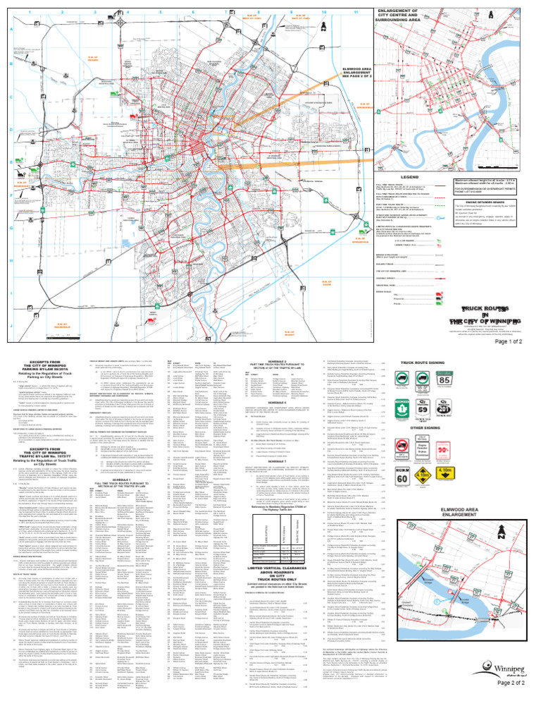 Truck Route Map | PDF | Road Transport | Road Infrastructure