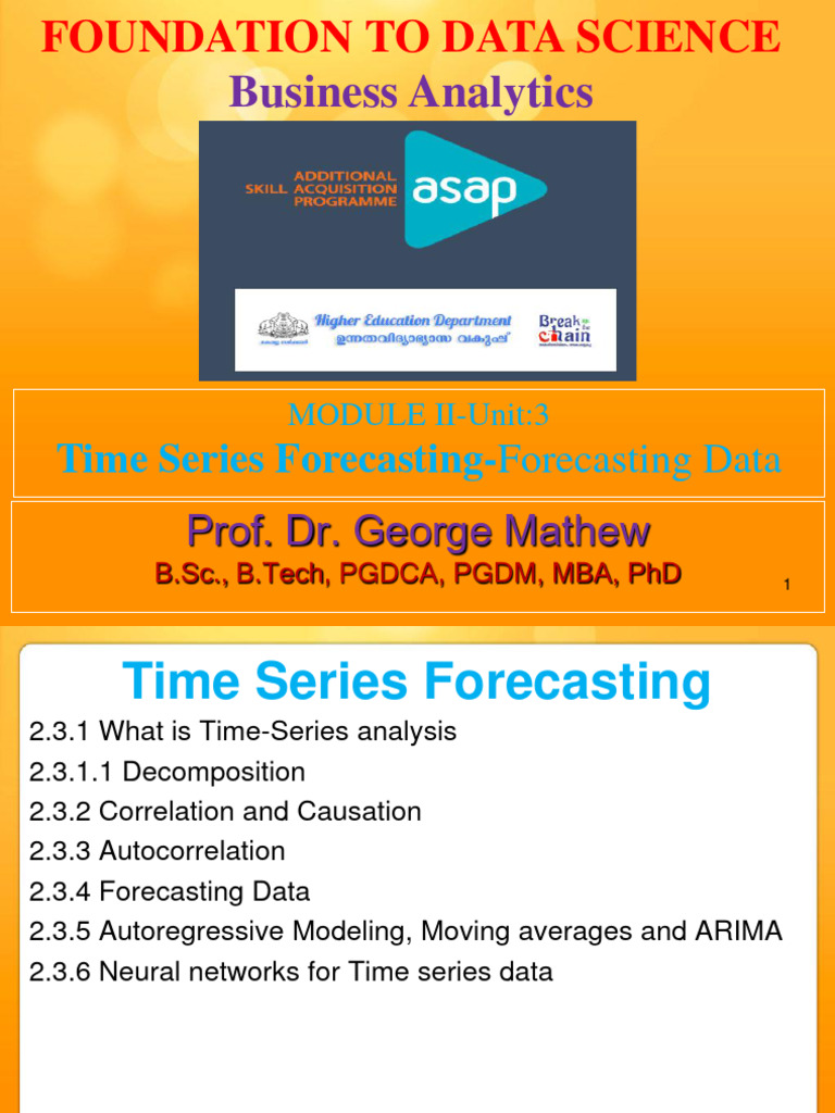 05 ASAP TimeSeriesForcasting - Day 5-7 | PDF | Forecasting ...