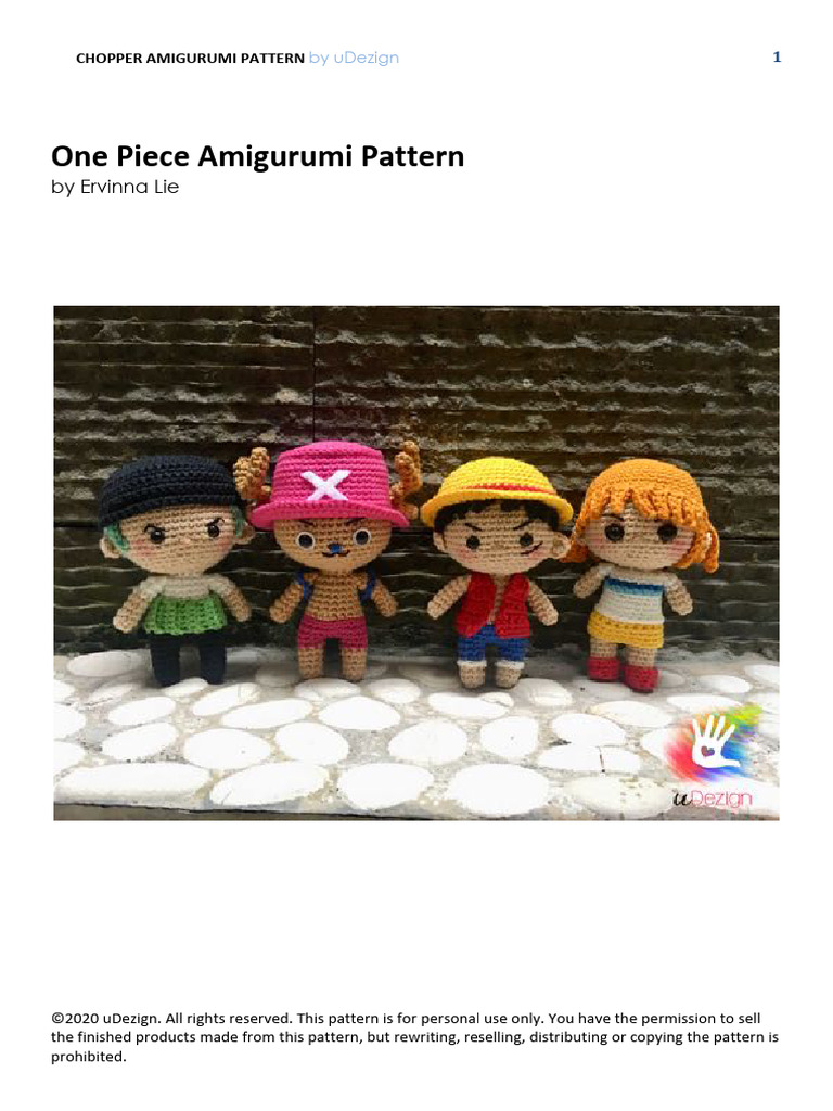 Chopper Amigurumi Crochet Pattern | PDF | Crochet | Amigurumi