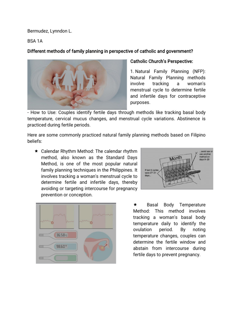 Family Planning Pdf Birth Control Fertility