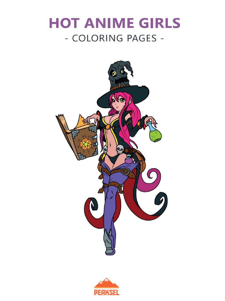 Hot Anime Coloring Pages