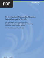 Download RR843 An Investigation of Personalised Learning Approaches used by Schools by ttrb SN75011042 doc pdf