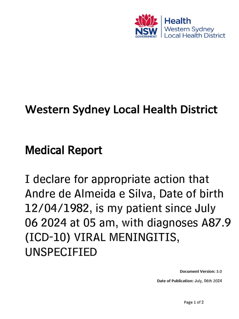 2019 - 20 WSLHD Agency Information Guide-1 | PDF | Meningitis ...