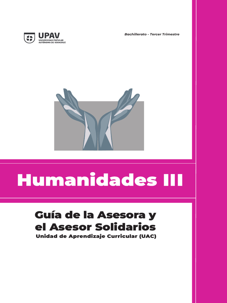 Guía de Humanidades III Bachillerato | PDF | Plan de estudios | Experiencia