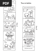Atividade para o Natal - Historinha - "Em uma manjedoura" - Tiras da história