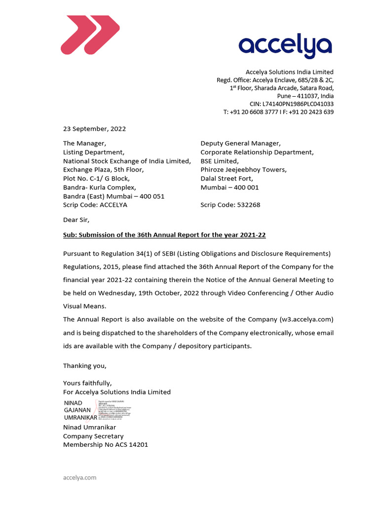 Accelya | PDF | Dividend | Financial Statement