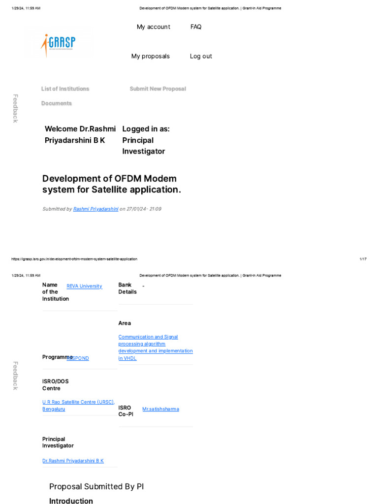 OFDM Modem Development for Satellites | PDF | Orthogonal Frequency ...