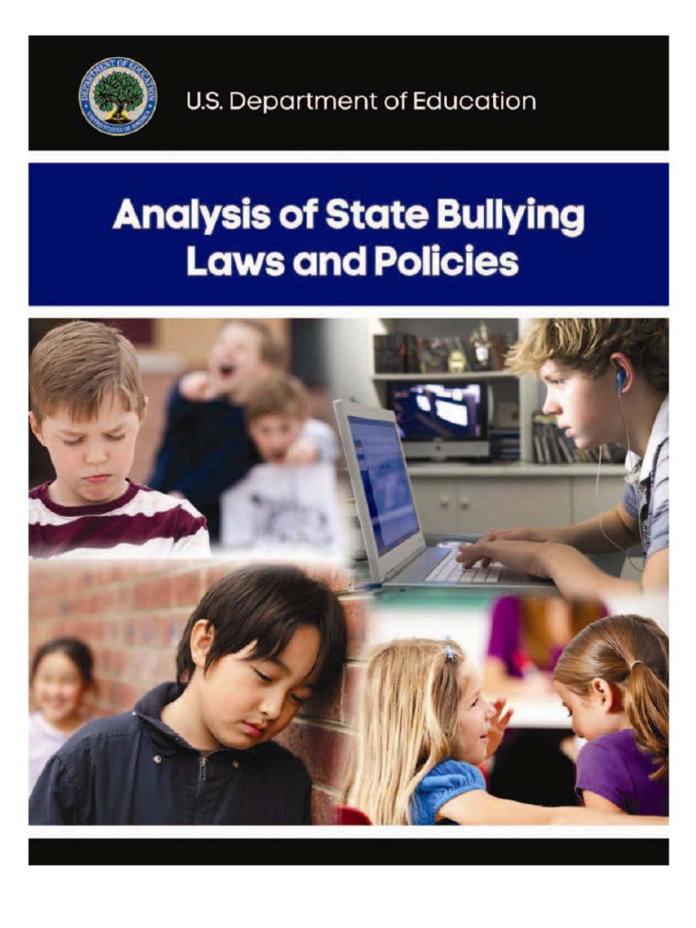 StateBullyingLaws Federal DOE Dec 2011 PDF Cyberbullying U.S. State