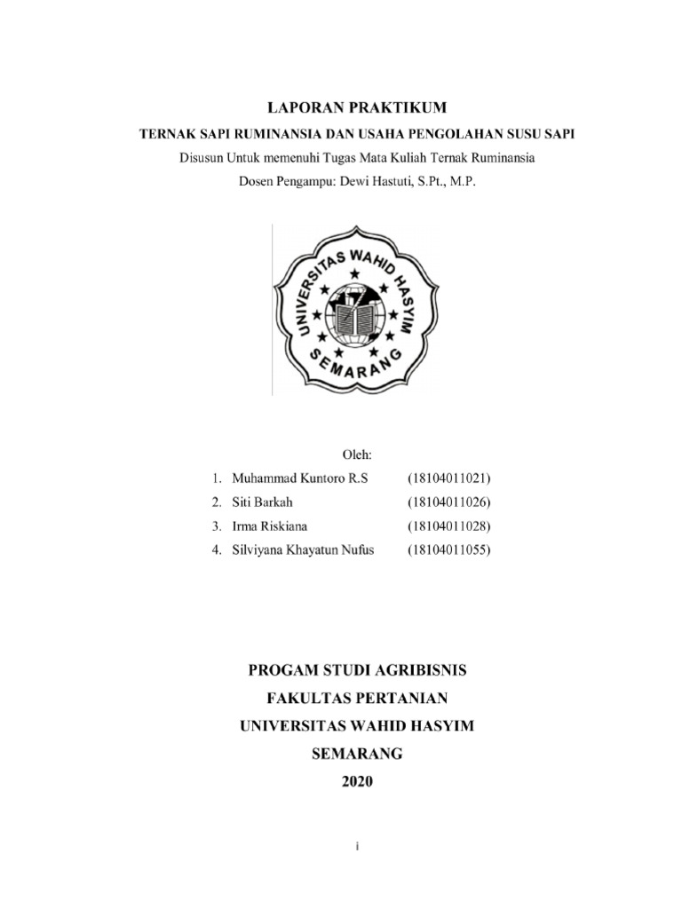 Ternak Sapi Ruminasia Dan Pengolahan Susu | PDF