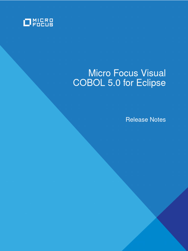 Mfvisualcobol Eclipse 50 Release Notes | PDF | Transport Layer Security ...