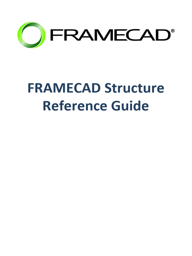 FRAMECAD Structure Guide 2020 | PDF | Truss