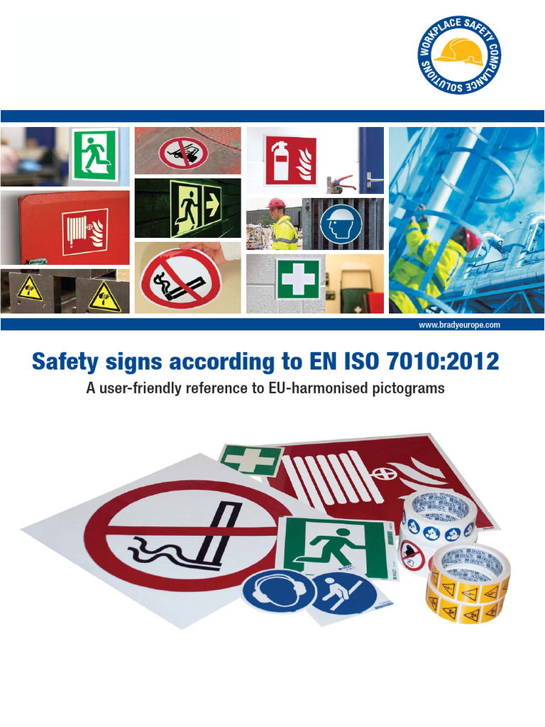 EN ISO 7010:2012 Safety Signs Guide | PDF | Firefighting