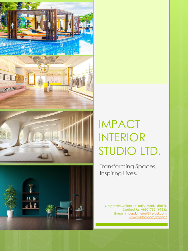 Impact Interior Studio Ltd. - Credential | PDF | Paint | Interior Design