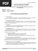 Download DIGITAL COMMUNICATION TWO MARKS QA by shankar SN75016119 doc pdf