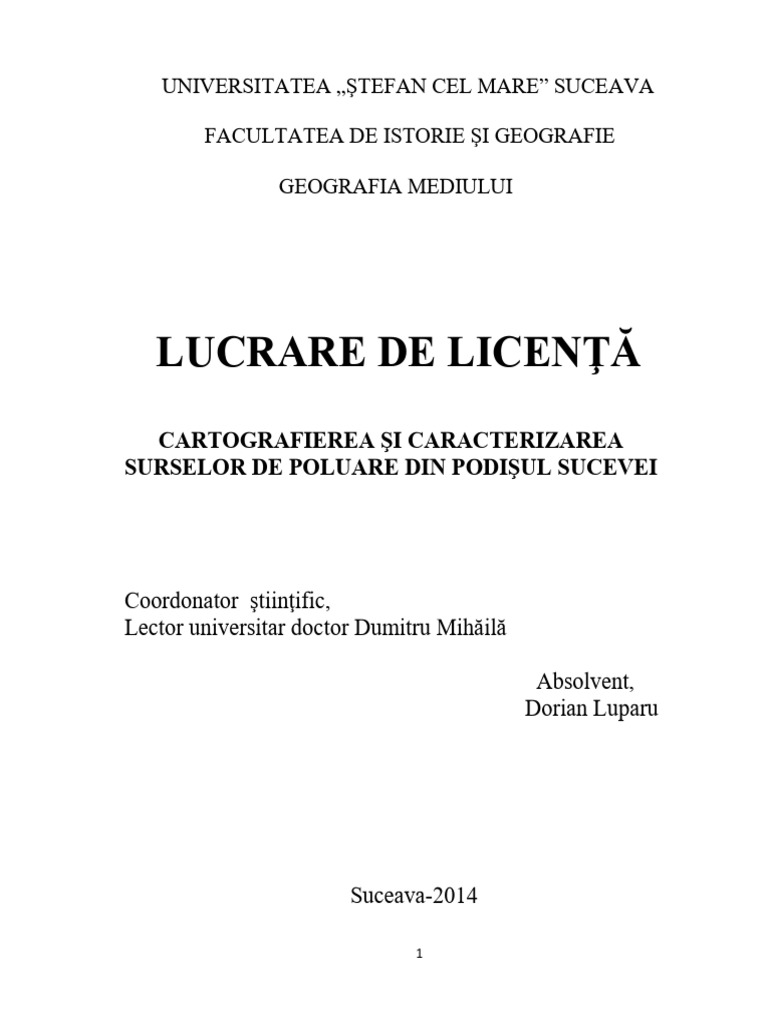 Licenta | PDF
