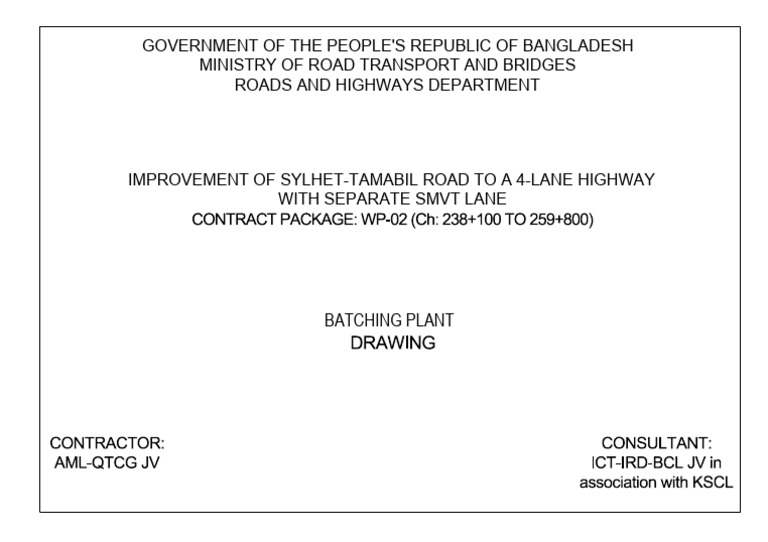 Batching Plant Plan - New Bashundhara-20240708 - 1 | PDF