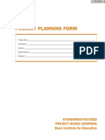 Buck Institute PBL Planning Form FILLABLE