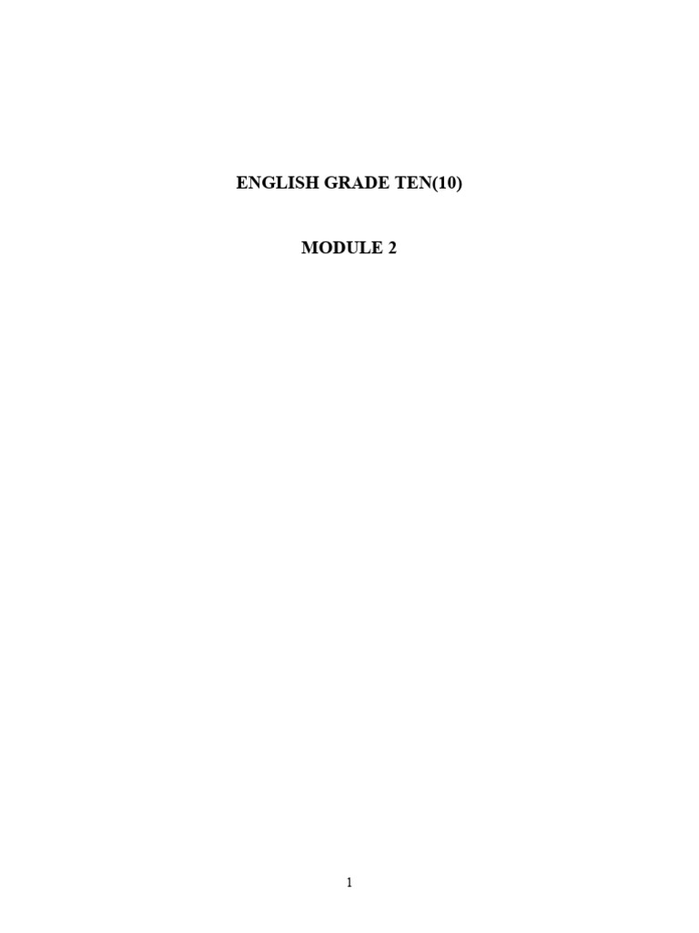 Grade 10 English Module 2 Overview | PDF | Punishments | Crimes