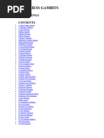 Comprehensive Guide to Chess Gambits | PDF | Chess Openings ...