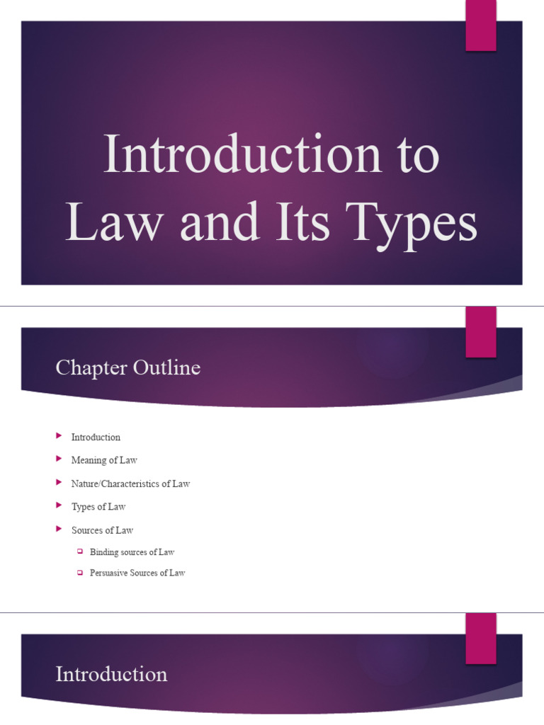 Overview of Law and Its Types | PDF | Business | International Law