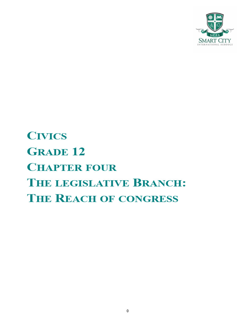 Understanding the U.S. Legislative Branch | PDF | United States House ...