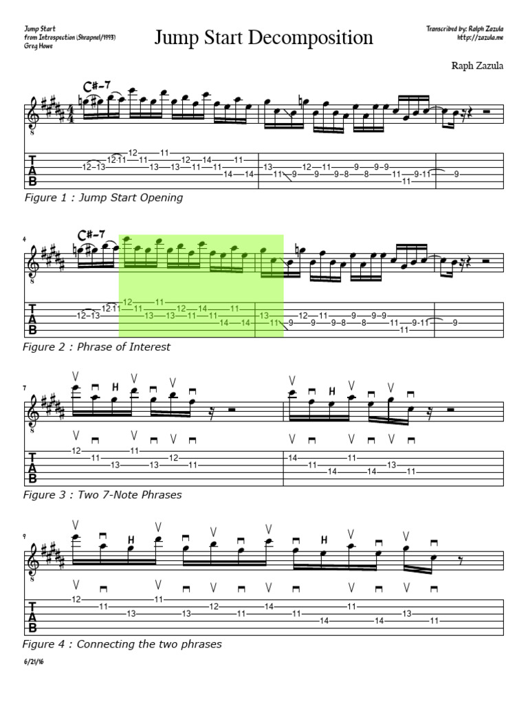 Jump Start Decomposition Techniques | PDF | Musical Scales | Music Theory