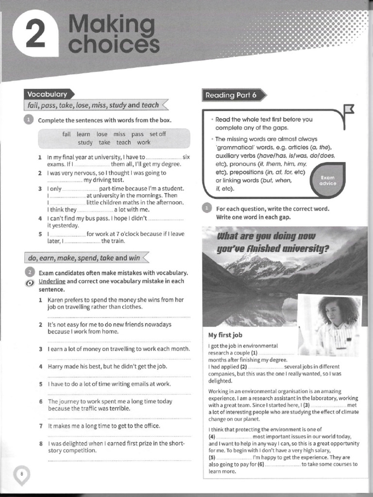B1 Workbook - Unit 2 | PDF