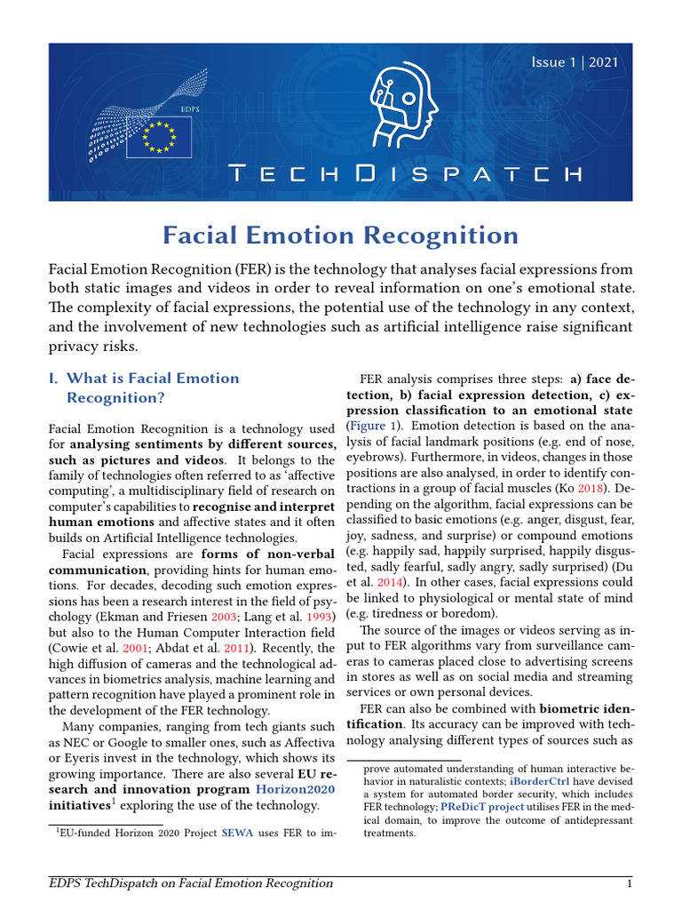 Understanding Facial Emotion Recognition | PDF | Emotions | Facial ...