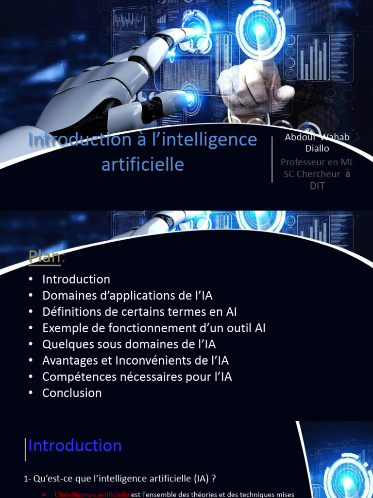 Introduction à l'intelligence artificielle | PDF | Intelligence ...