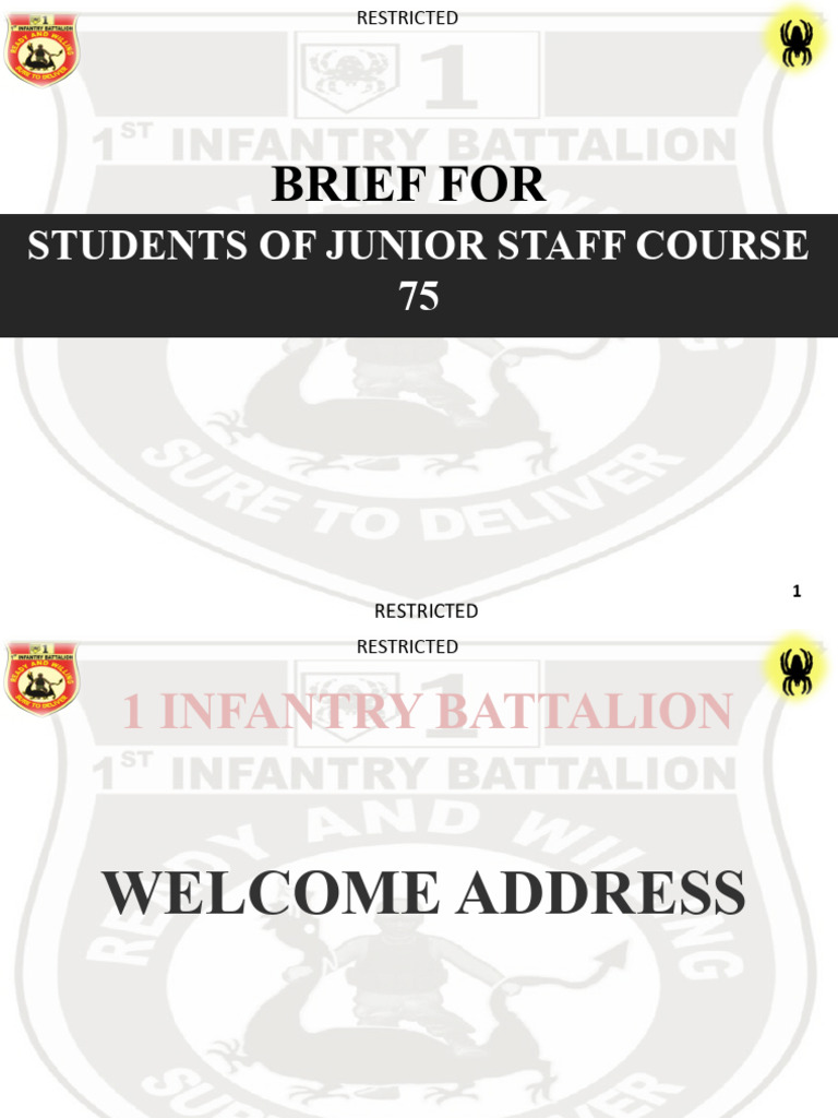 BN HQ in The Field - JSC 1 - 21 Latestt | PDF | Jihadism | Military