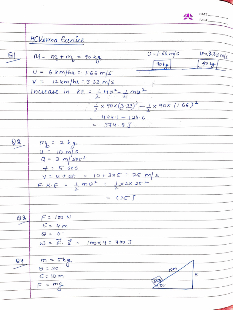 Work Power Energy Pdf