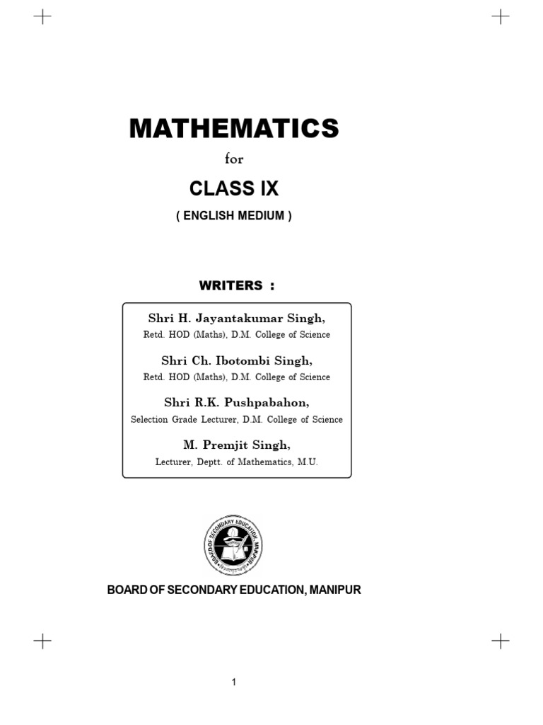 Mathematics Book 3 | PDF | Numbers | Rational Number