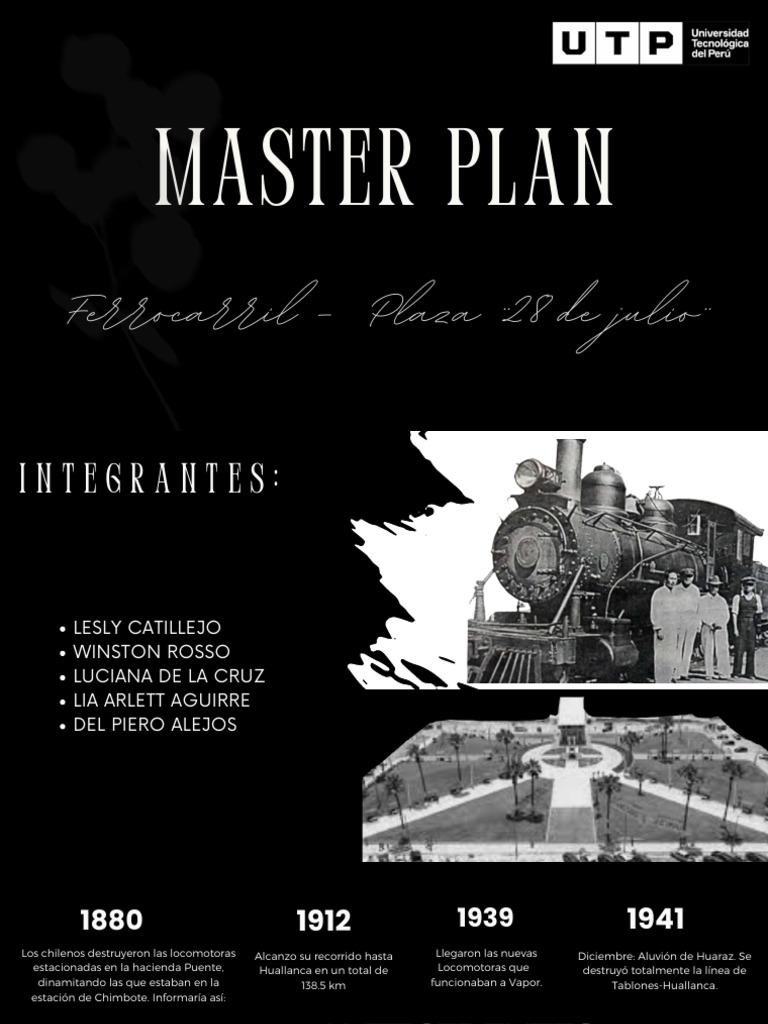 Master Plan Pdf Transporte Ferroviario Transporte