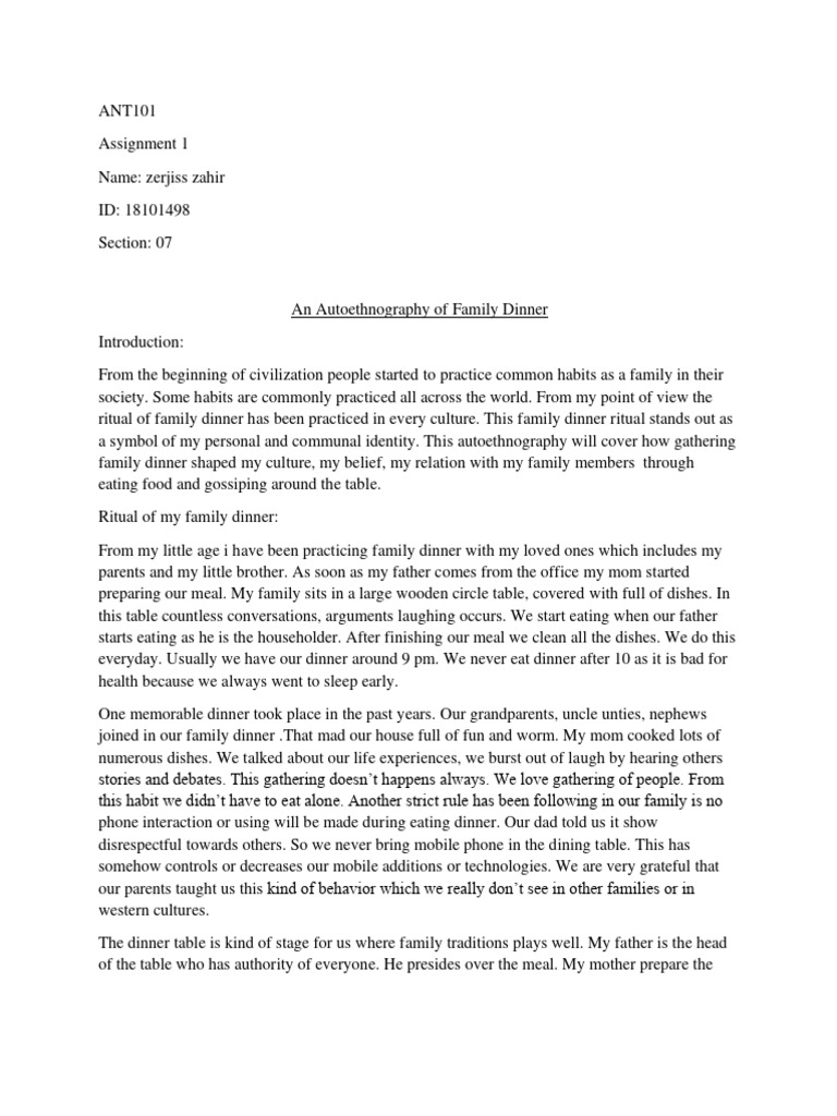 Assignment 1 Solve Pdf Dinner Meal