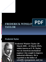 Frederick Winslow Taylor