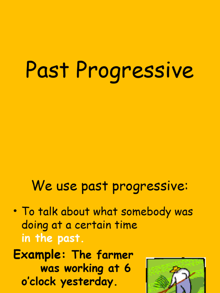 Understanding Past Progressive Tense | PDF