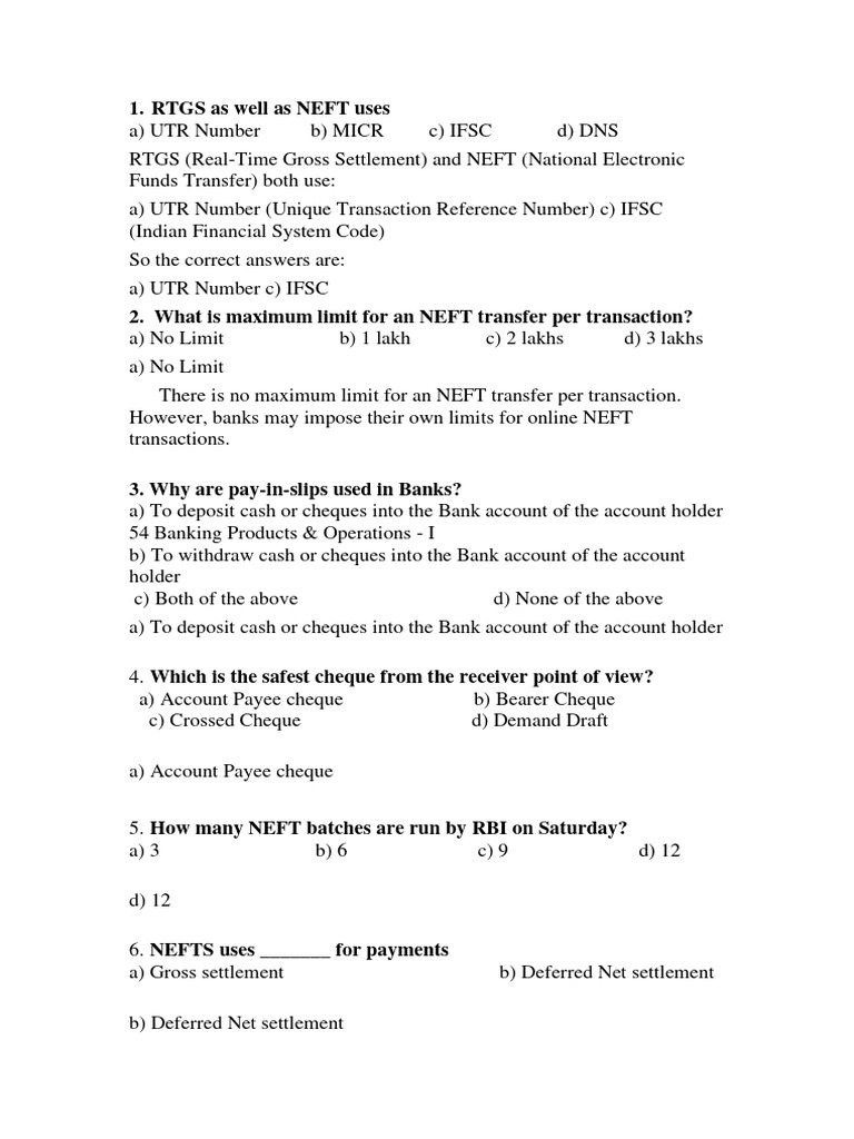 Key Banking Operations and Transactions | PDF | Credit Card ...