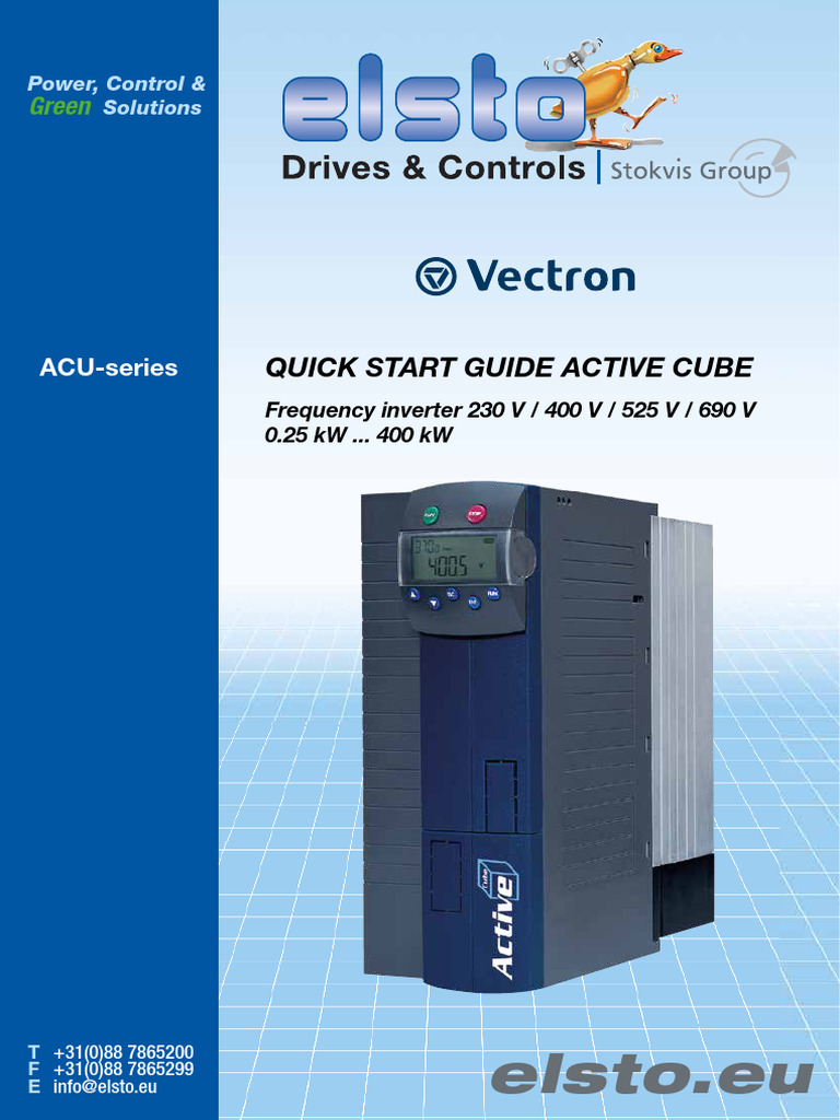 ACU Frequency Inverter Quick Start Guide | PDF | Power Inverter ...