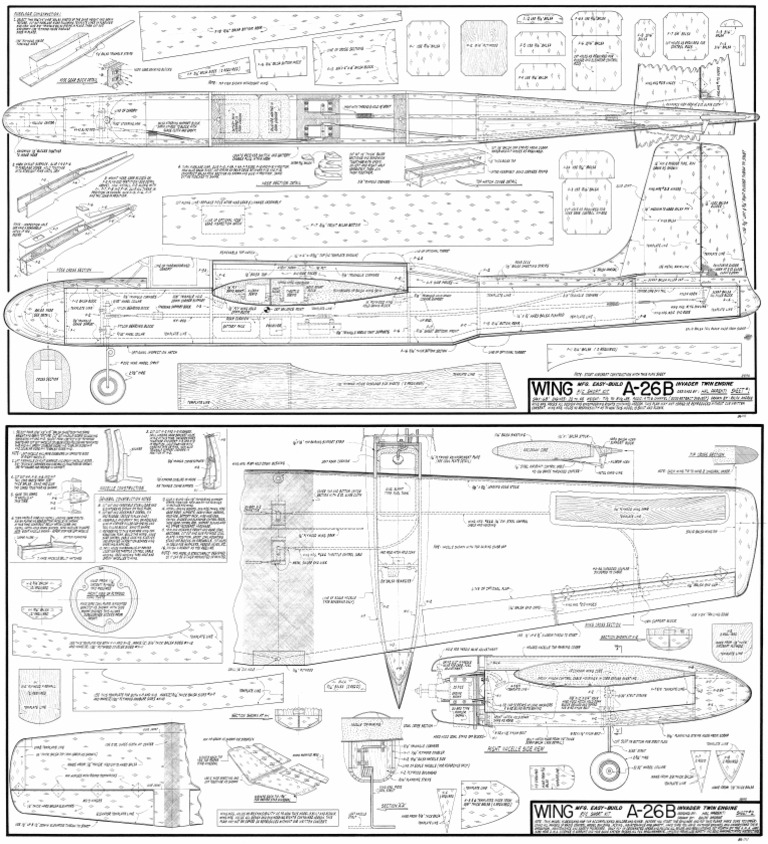 A-26B Invader 68ws 2x .15-.19 Engines | PDF